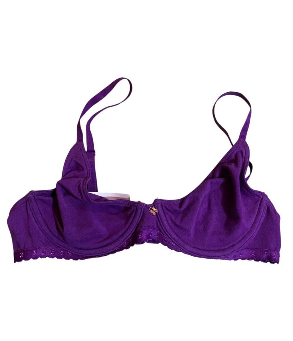 Savage X Fenty by Rihanna Purple Bra Adjustable Straps Size 36A NWT Cotton Blend